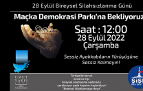 28 Eylül’de Maçka Demokrasi Parkı’nda buluşalım…